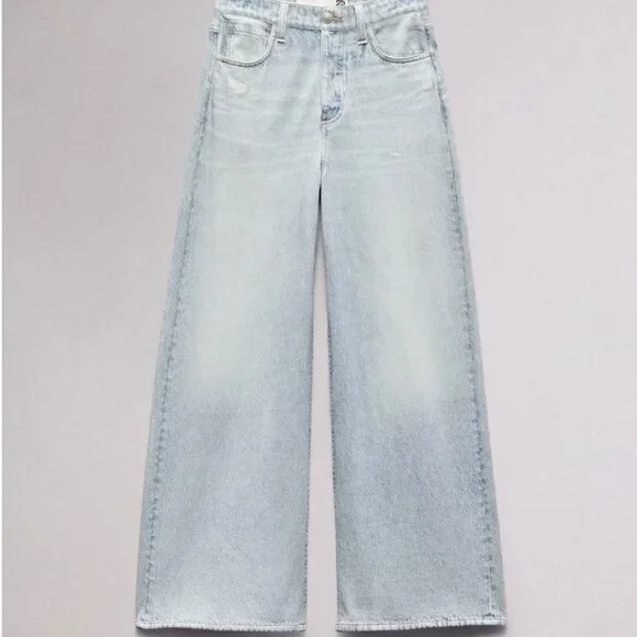 rag & bone Miramar Sofie Ankle Length in Meadow Blue Size 26 - Worn Once - Picture 3 of 8
